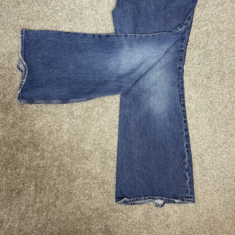 Levi's Premium 70s High Flare Jeans Women's Size 36x30 (Tag 33x30) Y2K - Picture 5 of 16